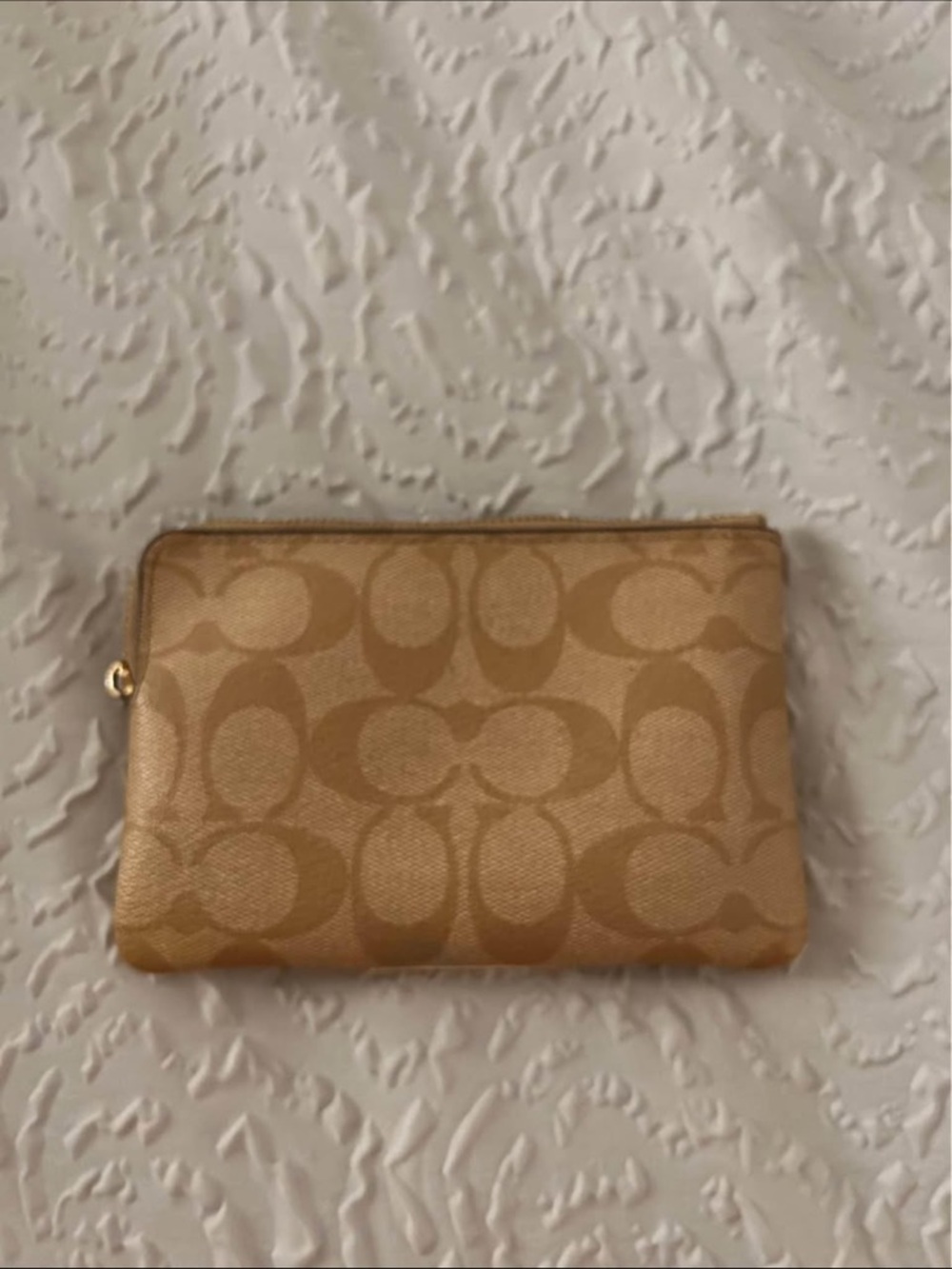 Coach Khaki and Chalk Signature Crossbody with Matching Zip Wallet - Picture 5 of 8